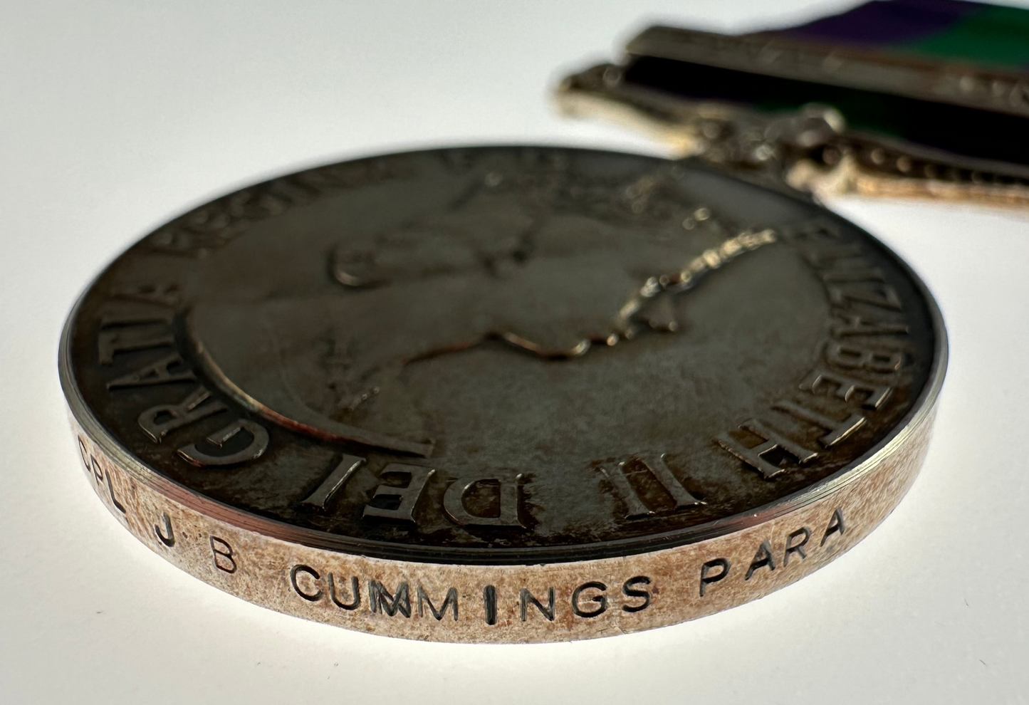General Service Medal (1918) Canal Zone to Parachute Regiment - Cummings