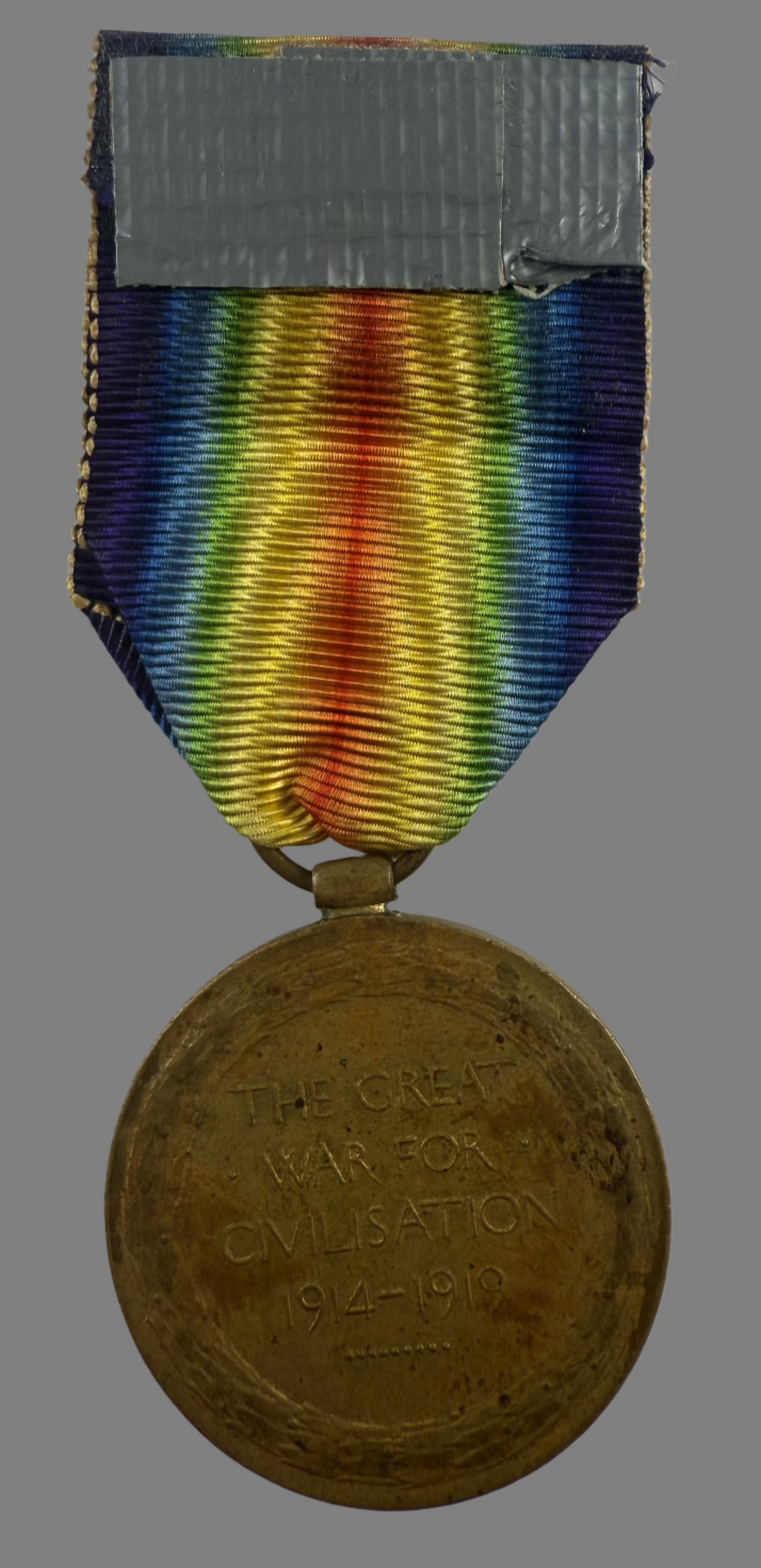 WWI Victory Medal - 43rd Canadian Infantry Battalion - Spencer - WIA