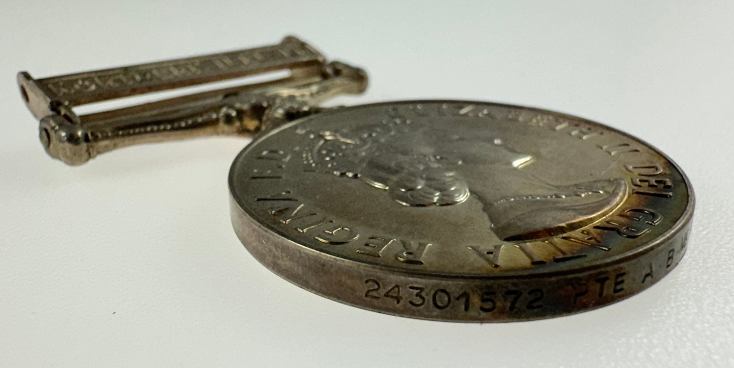 General Service Medal (1962) with Northern Ireland Clasp - McGucken - Ulster Defence Regiment