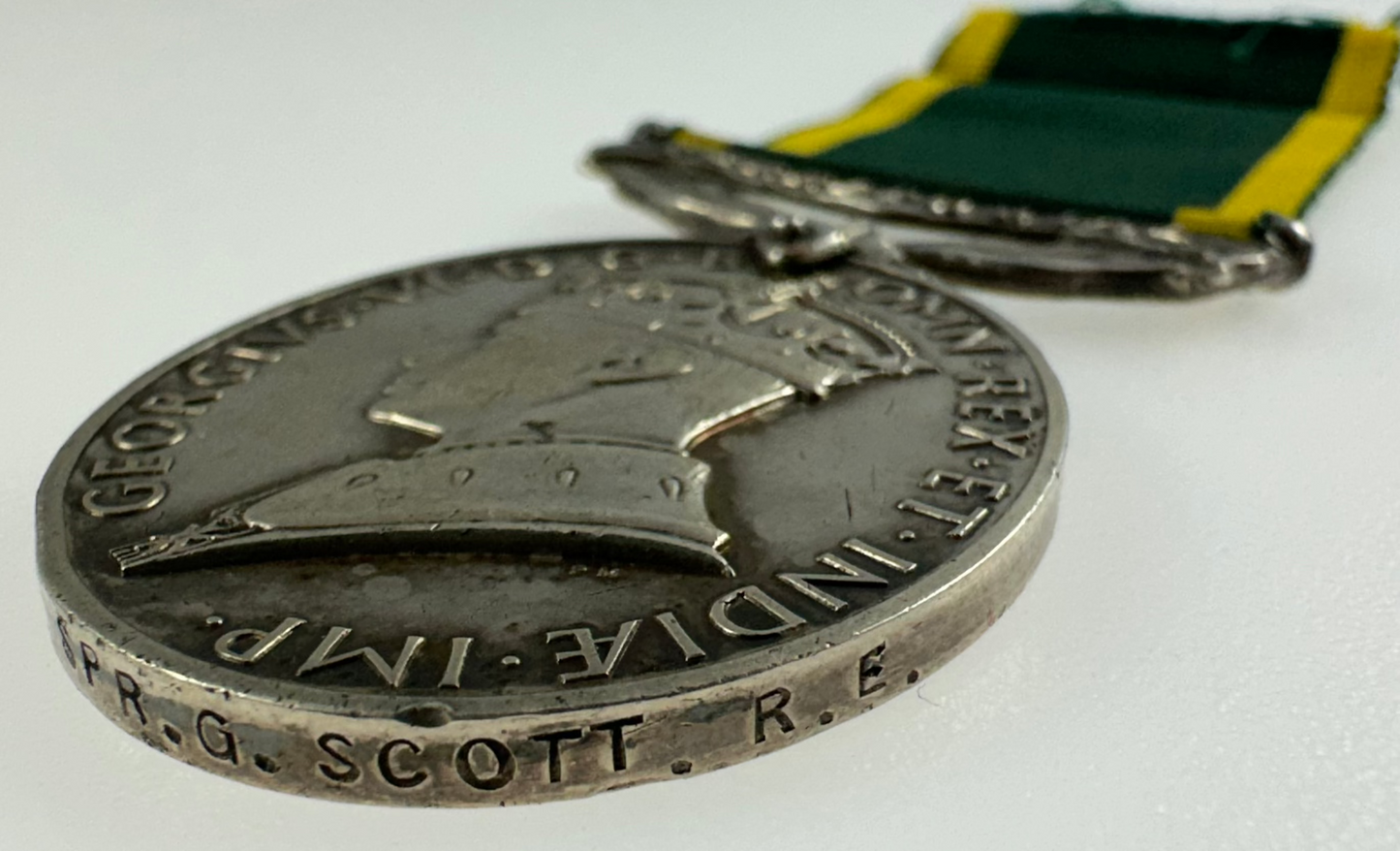 WWII Efficiency Medal - Scott - Royal Engineers