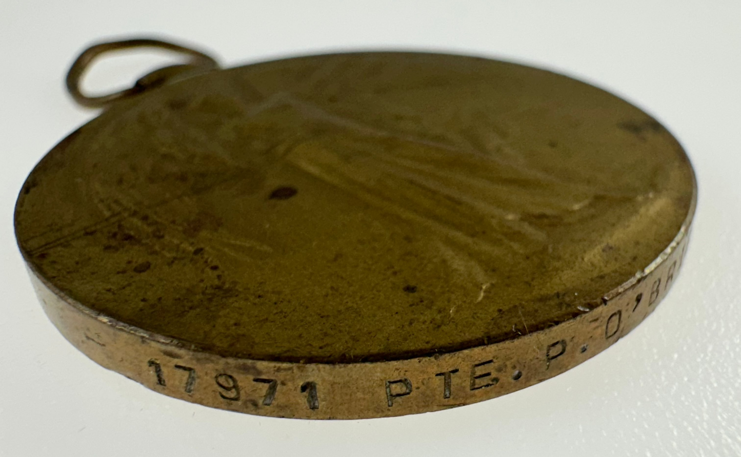 WWI Victory Medal - Royal Dublin Fusiliers - O'Brien - KIA Gallipoli