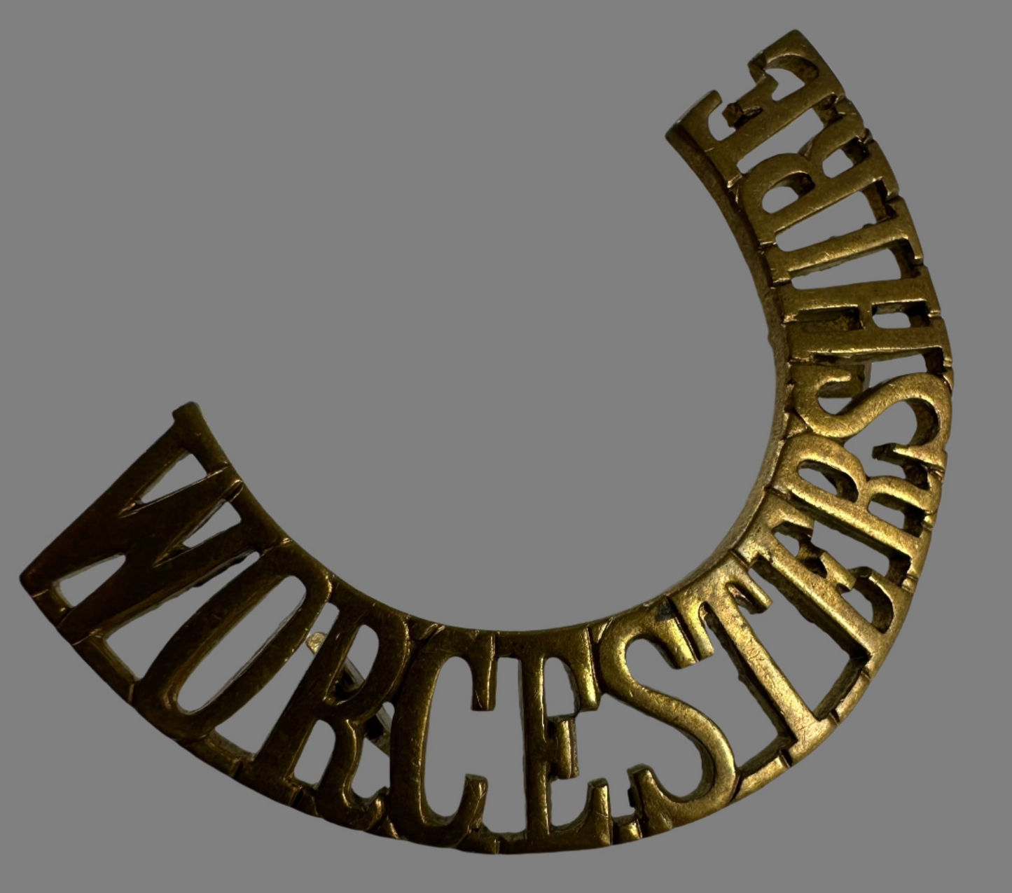 British WWI - Worcestershire Regiment Shoulder Title