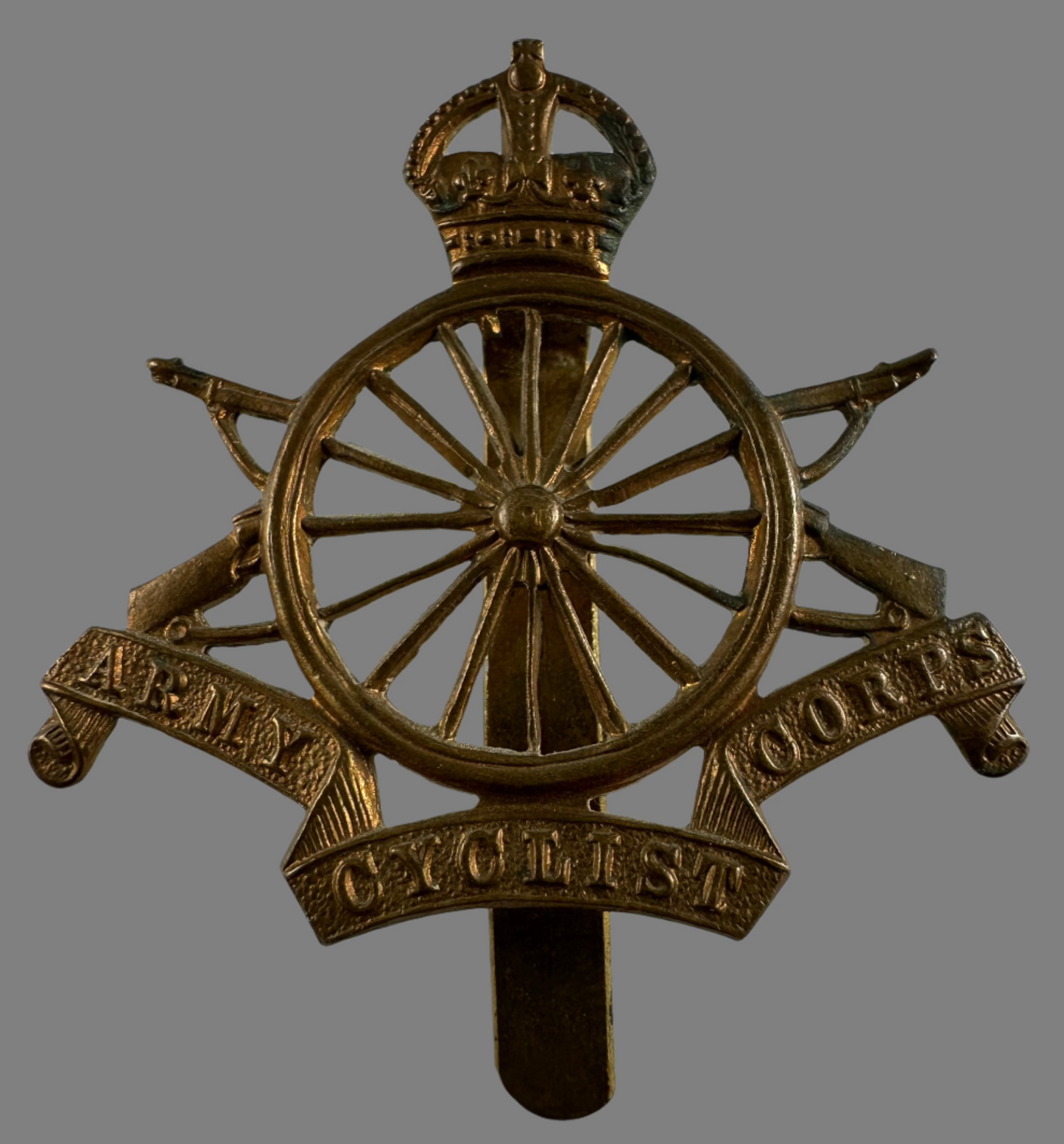 British WWI - Army Cyclist Corps Cap Badge