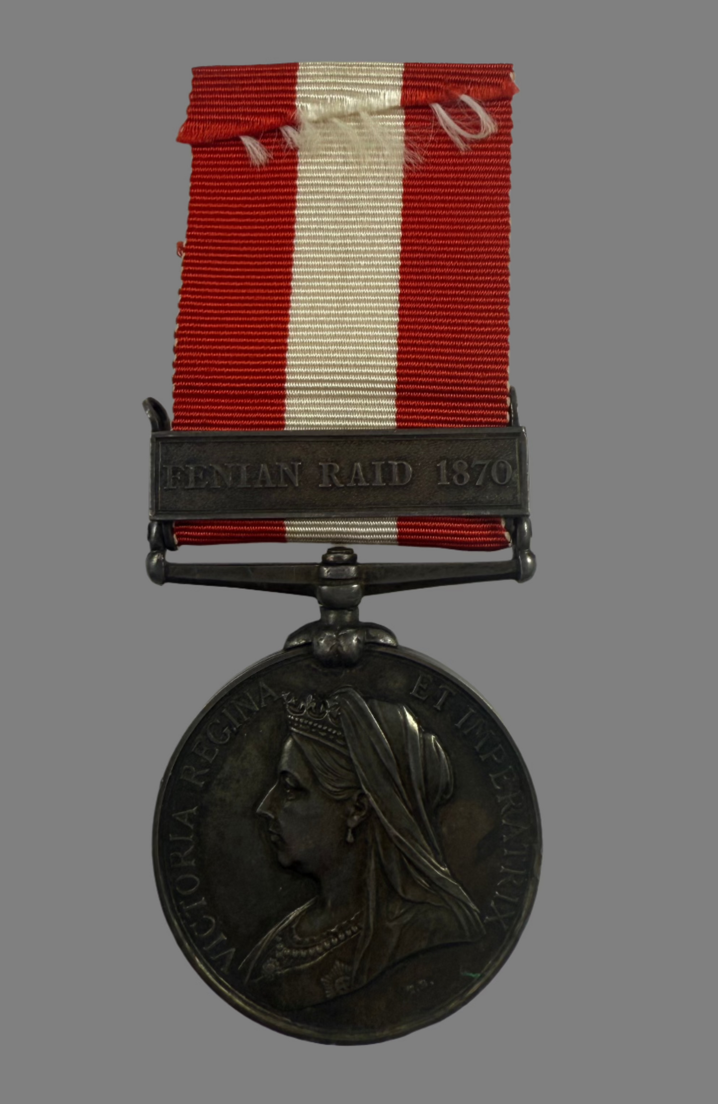 Canada General Service Medal - Fenian Raid 1870 - 27th Battalion (St. Clair Borderers) - Clark