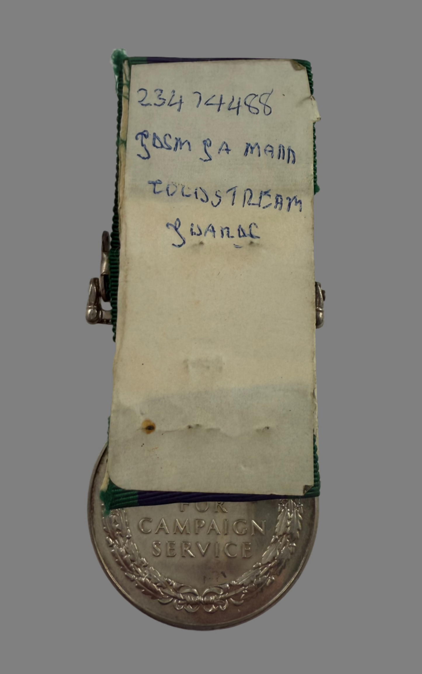 British - General Service Medal (1962) - South Arabia - Coldstream Guards - Mann