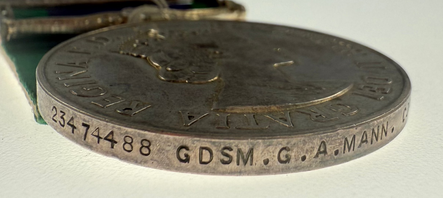 British - General Service Medal (1962) - South Arabia - Coldstream Guards - Mann