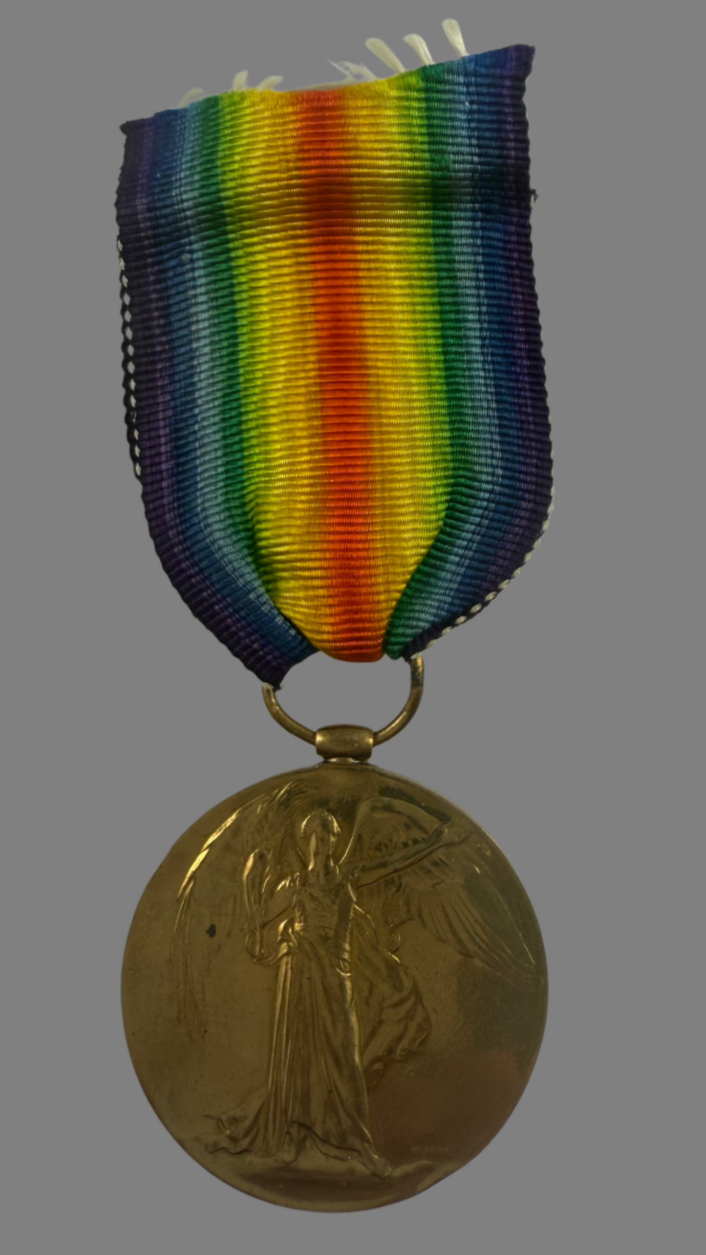 WWI Victory Medal - Officer - Sussex Regiment - Roberts