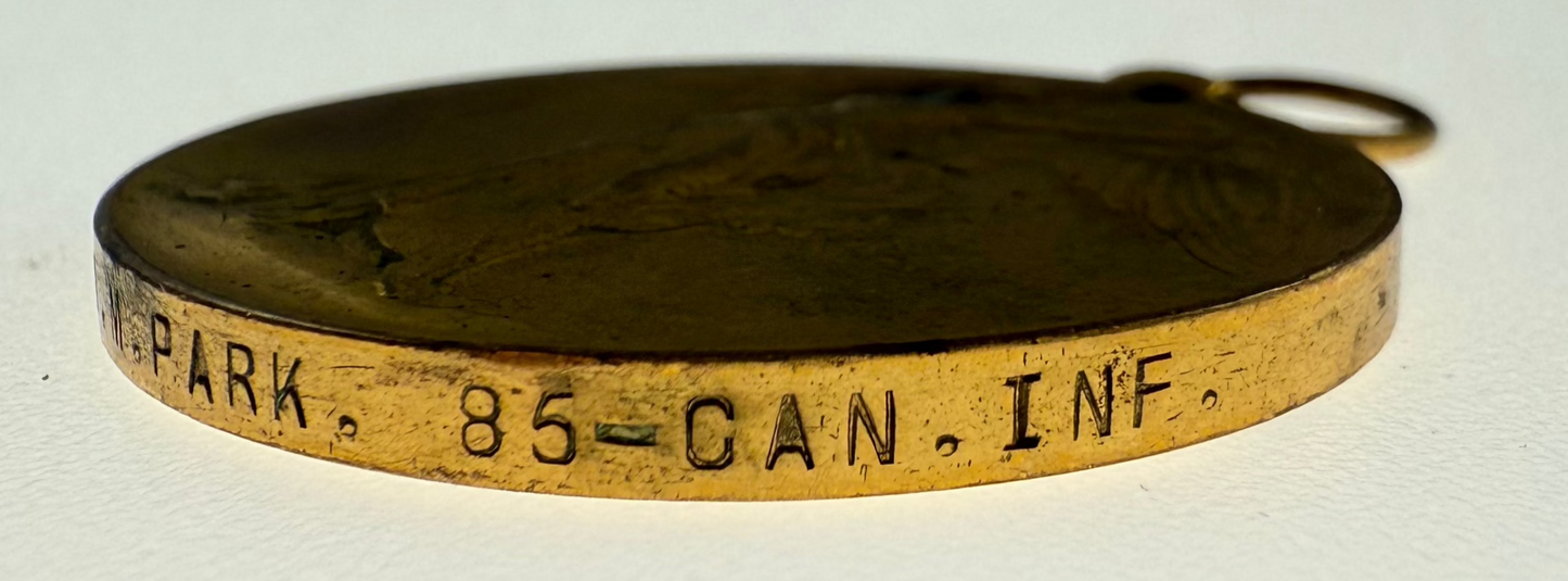 WWI Victory Medal - 85th Canadian Infantry Battalion - Park