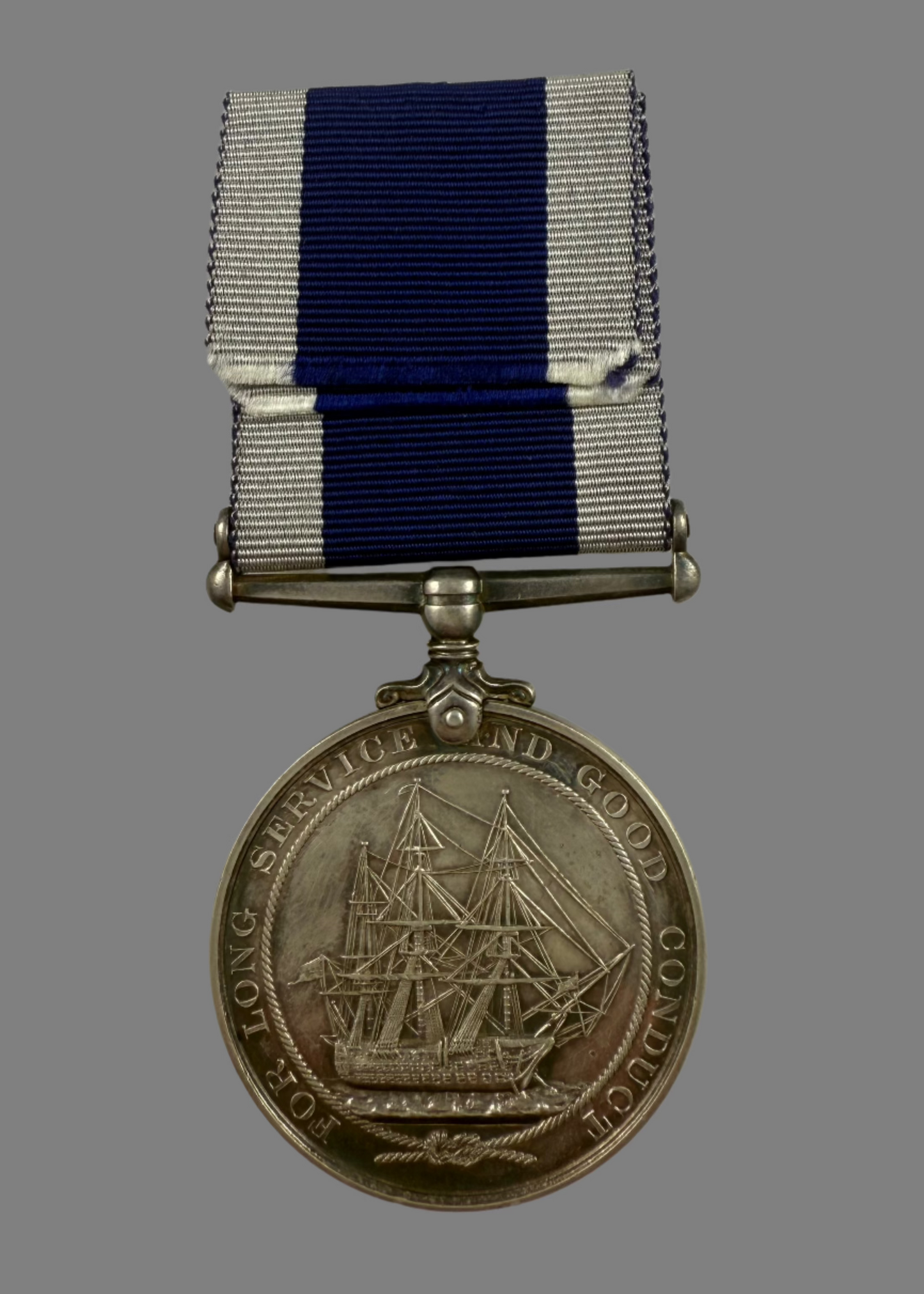 WWI Period - Royal Navy Long Service and Good Conduct Medal - HMS Cormorant - Harper