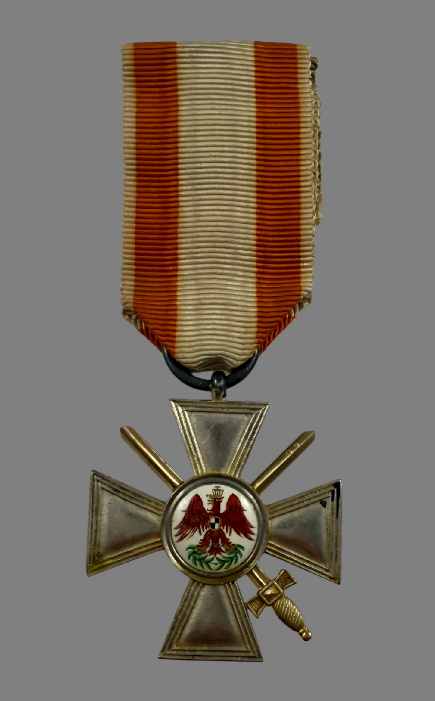 Germany - Prussia - Order of the Red Eagle - 4th Class With Gold Swords - Circa 1854-85