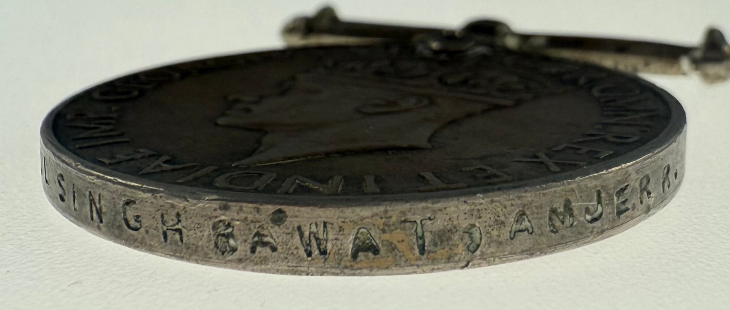 WWII - War Medal 1939-15 - Indian Army - Ajmer Regiment