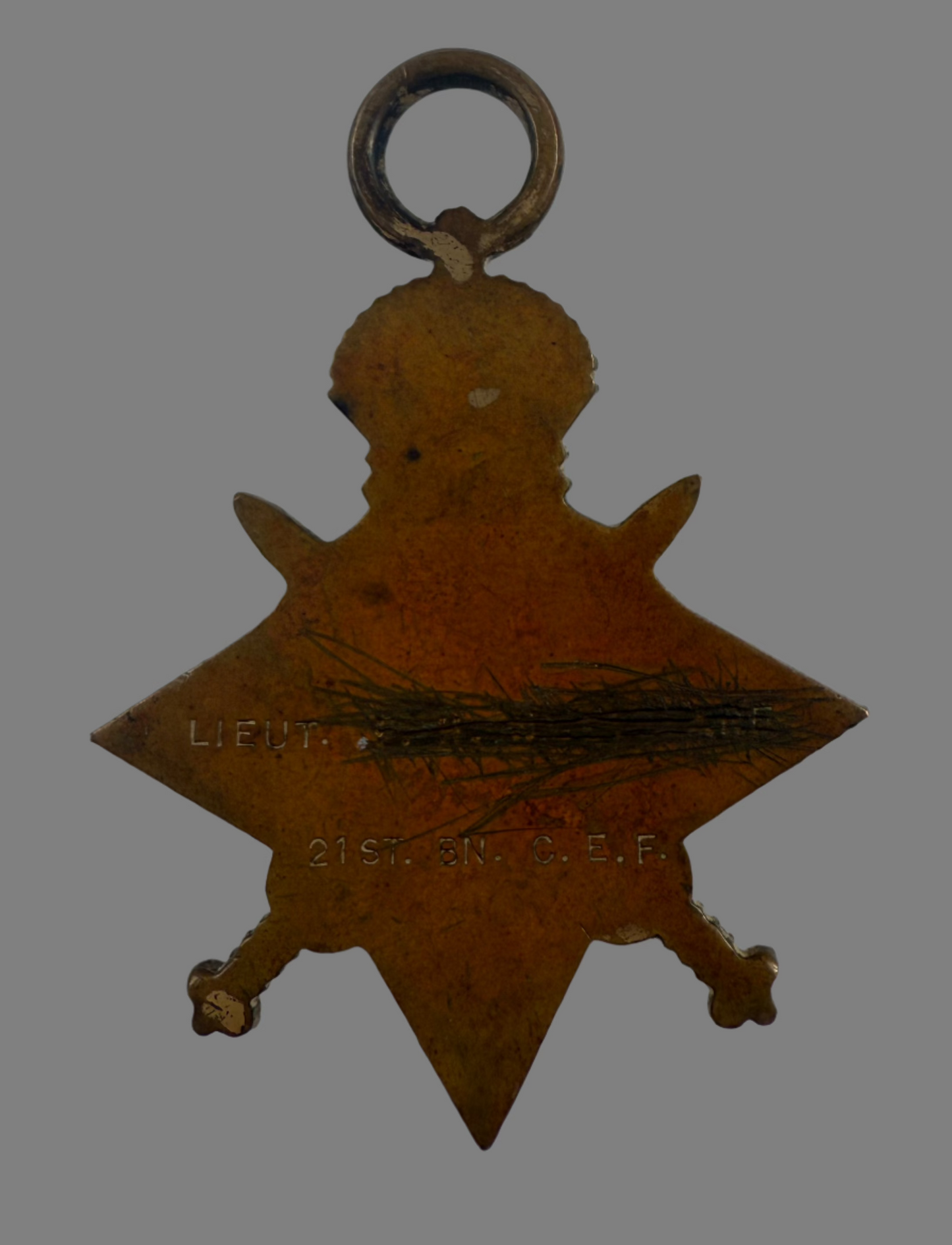 WWI 1914-15 Star - 21st and 87th Battalions CEF - Officer - Westbeare