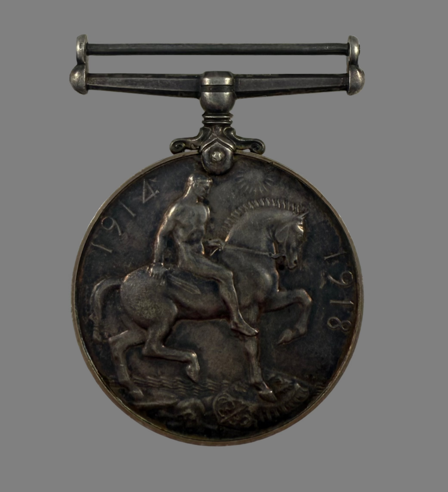 WWI British War Medal - 101st Indian Grenadiers - Captain Hogg - KIA Tanga 1914