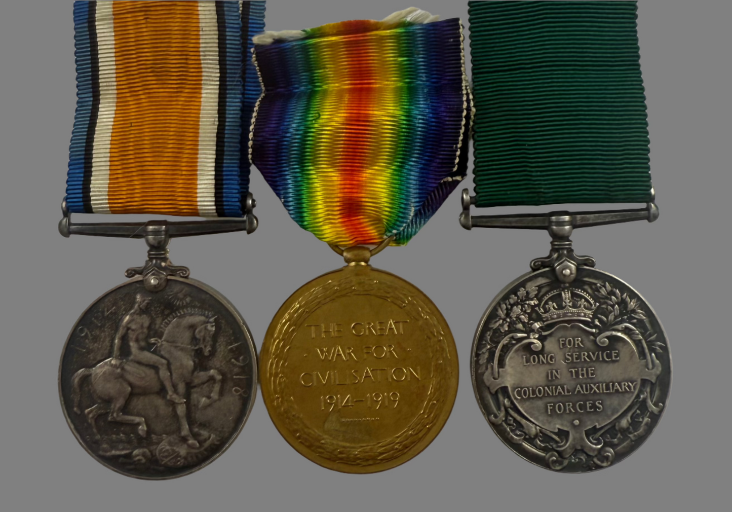 WWI Long Service Medal Group - 2nd Canadian Infantry Battalion - 48th Highlanders - Antell