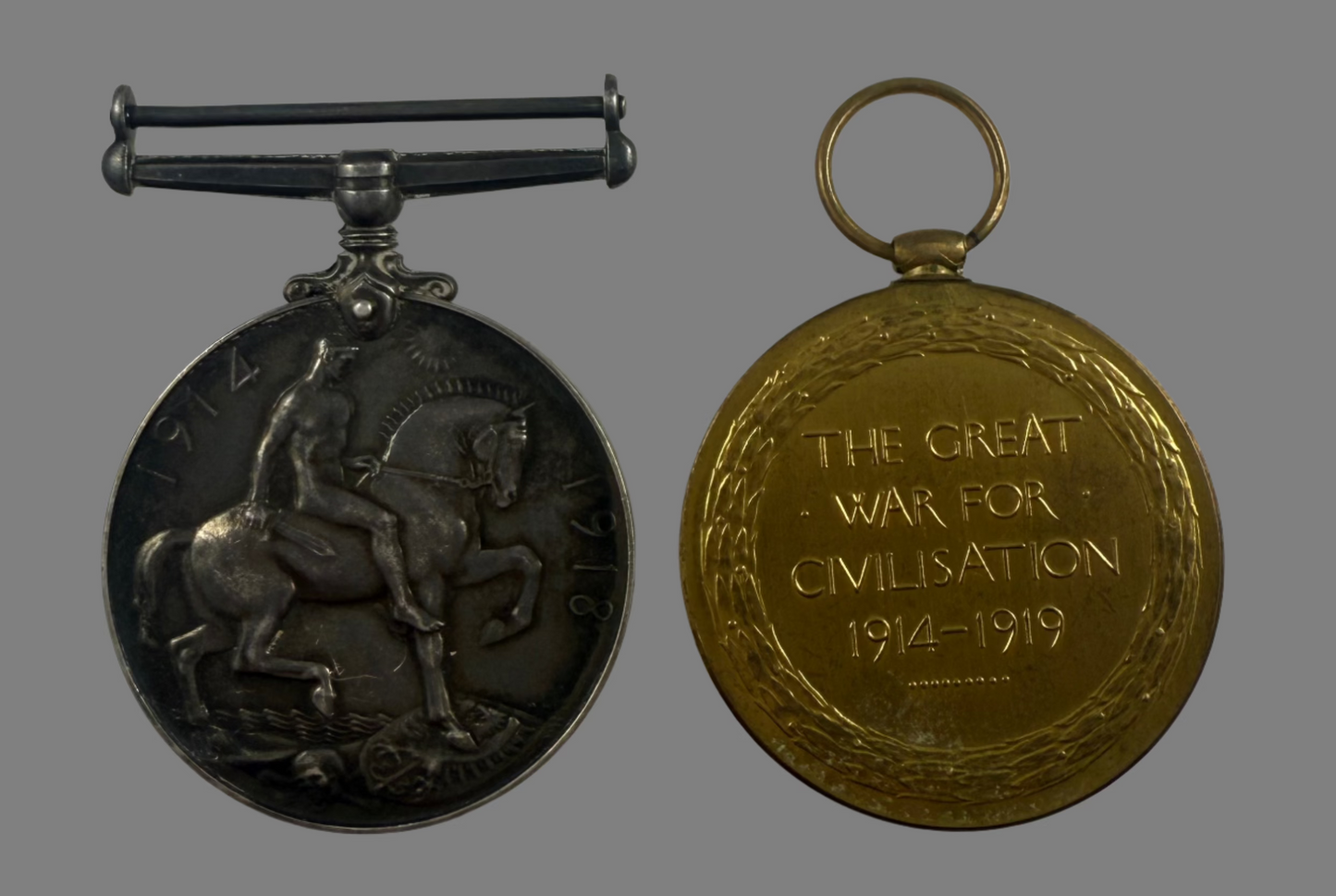 WWI Medal Pair to 2nd Canadian Infantry Battalion - Doyle - KIA
