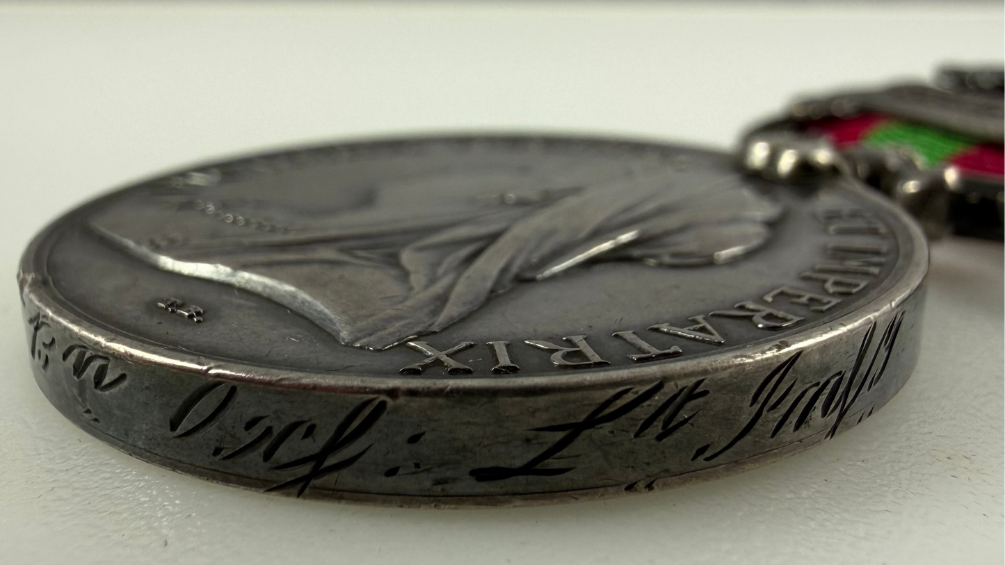 British - Pre-WWI - India General Service Medal - Oxfordshire Light Infantry - Heady