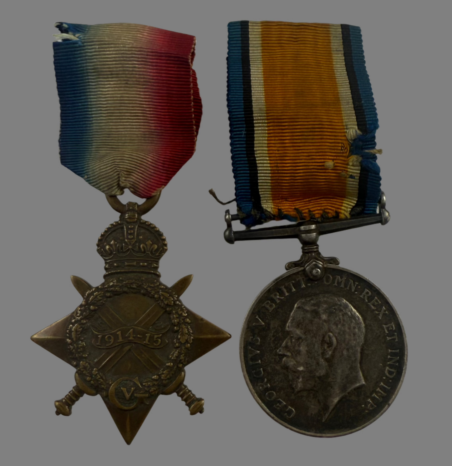 WWI 1914-15 Star and British War Medal to Army Service Corps - Gladwell