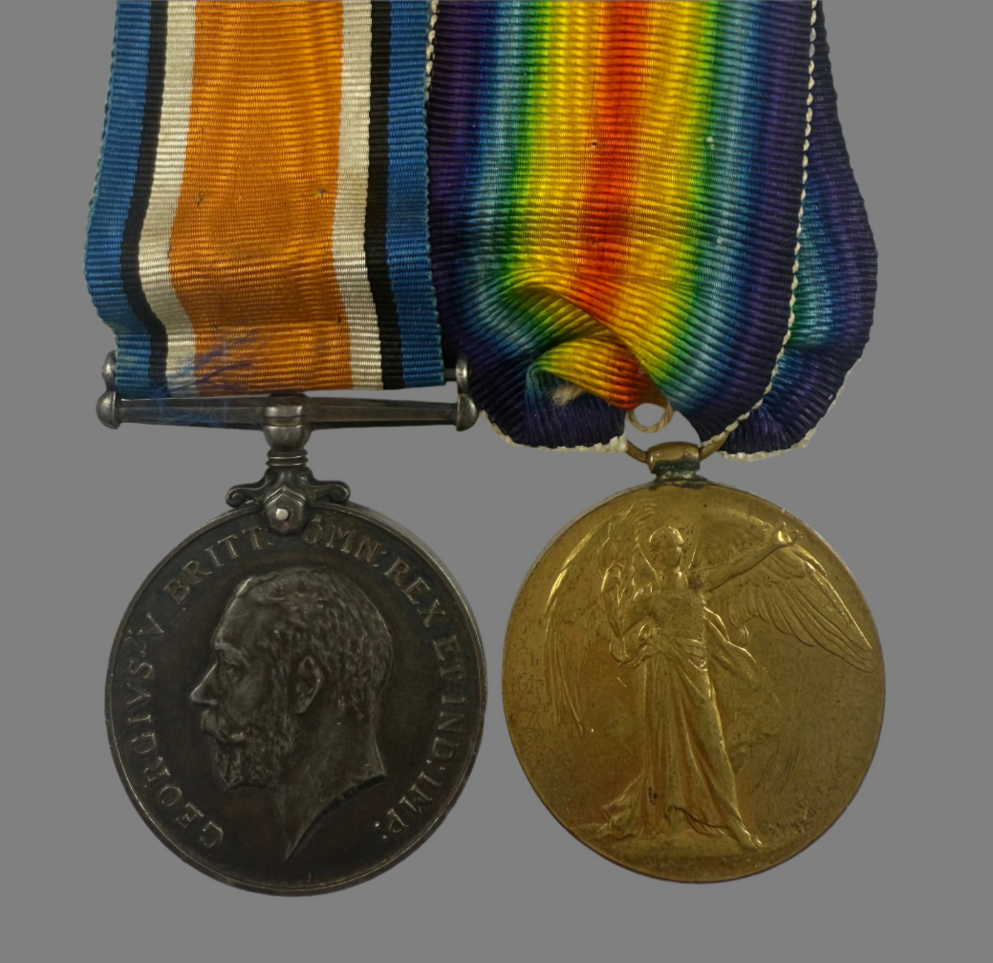 WWI Medal Pair to Canadian Railway Troops - Jacobucci