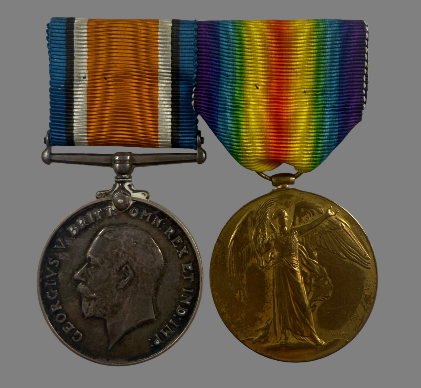 WWI Medal Pair to Canadian Field Artillery / RAF - Johnston