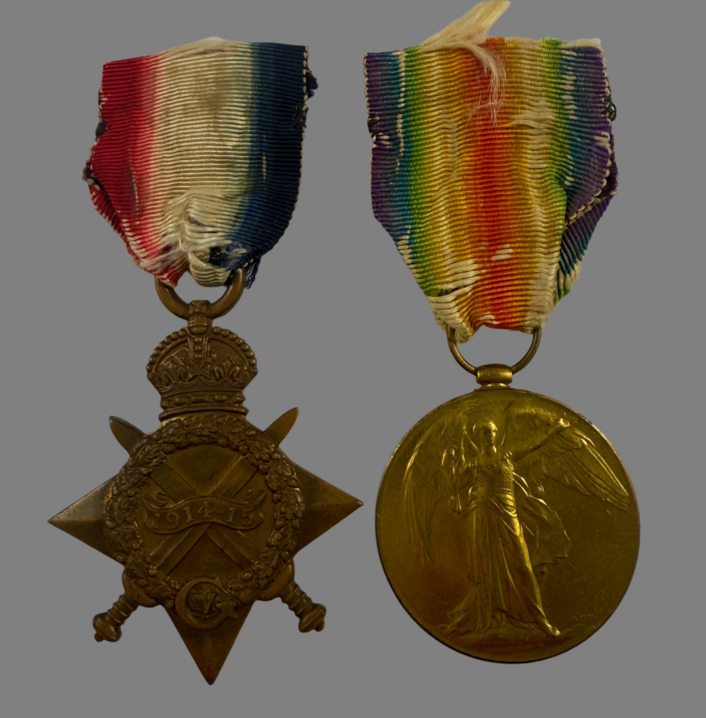 WWI 1914-15 Star and Victory Medal to Royal Navy / Royal Australian Navy - Matthews - Emden 1914