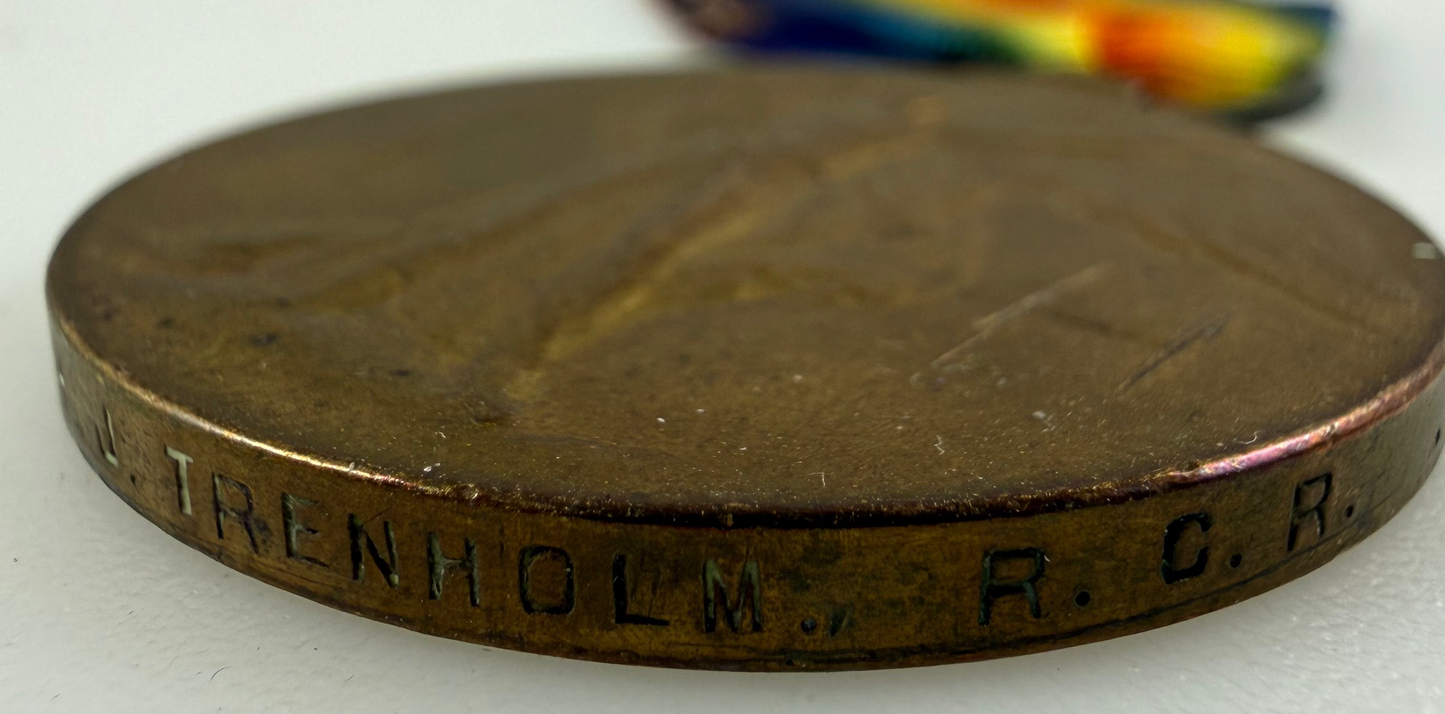 Canadian – WWI – Victory Medal – Royal Canadian Regiment – Trenholm