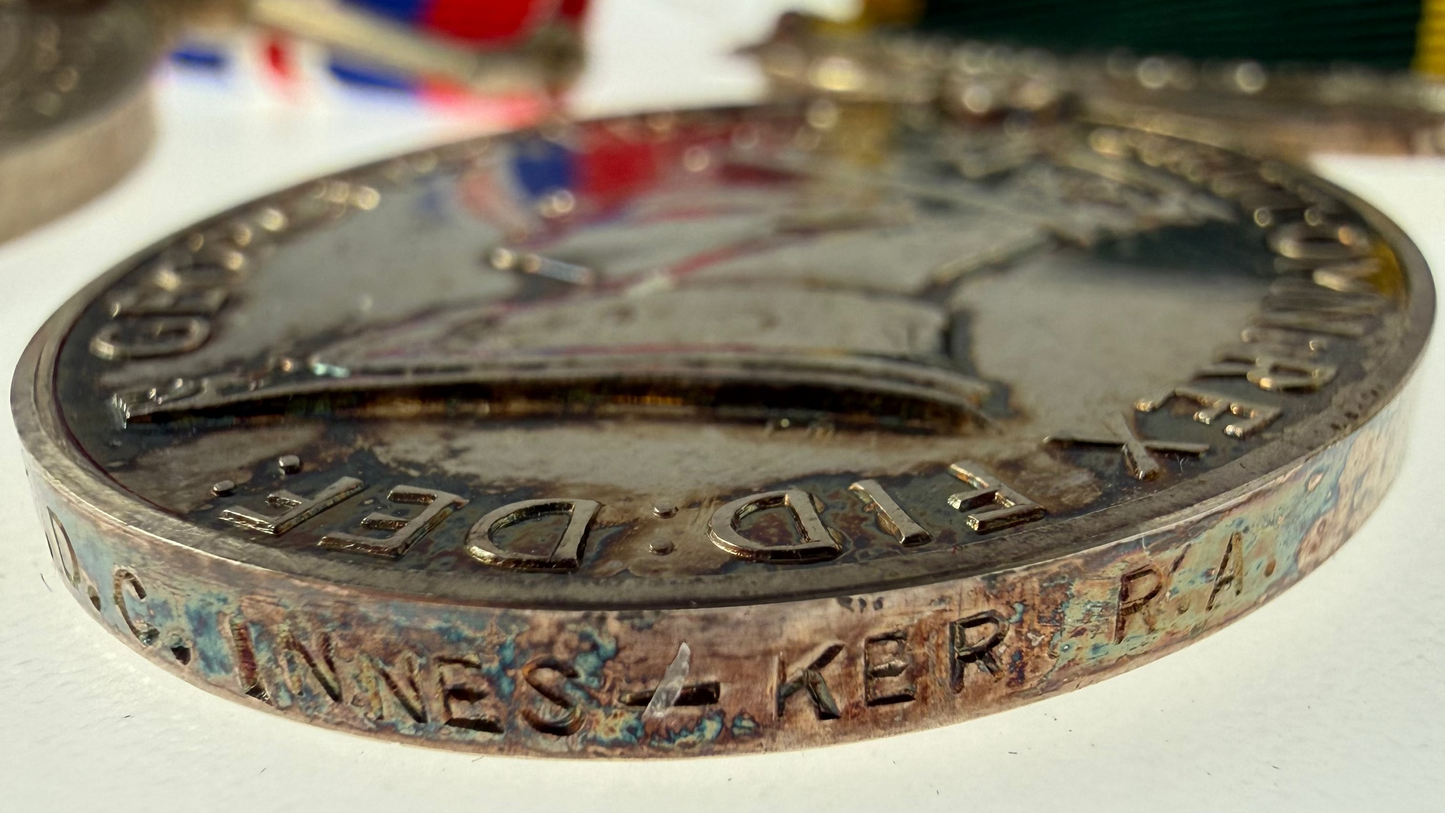 British – WWII – Long Service Medal Group – Royal Artillery – Mentioned in Despatches – Innes-Ker