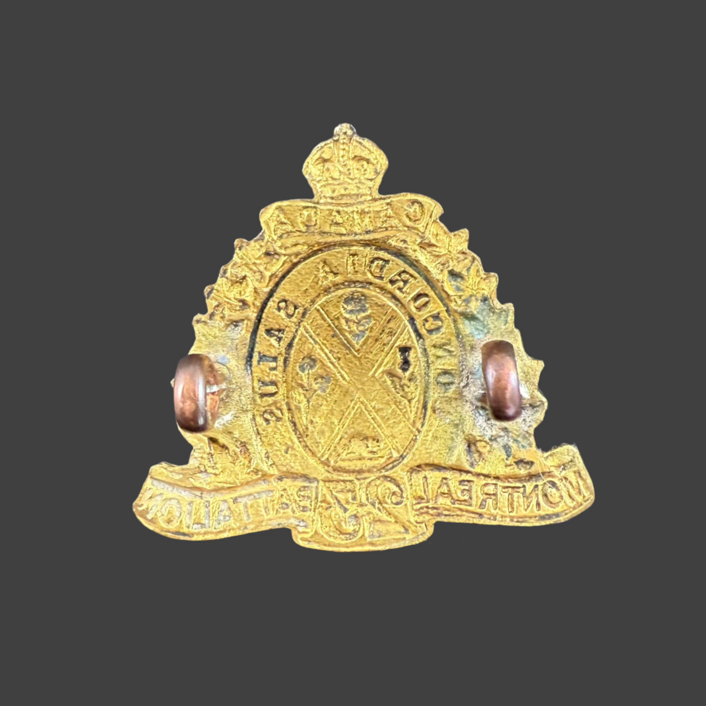 WWI - CEF Officer Collar Badge - 23rd Canadian Infantry Battalion (Montreal Battalion)