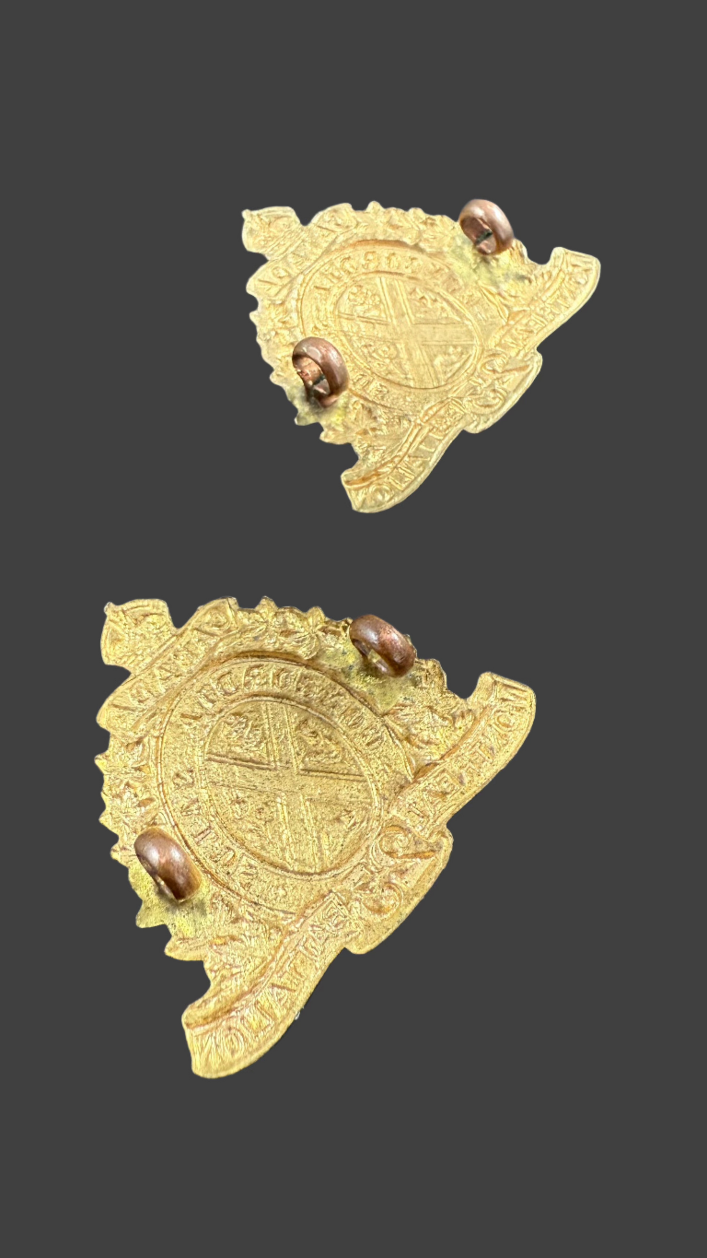 WWI - CEF Collar Badge Pair - 23rd Canadian Infantry Battalion (Montreal Battalion)