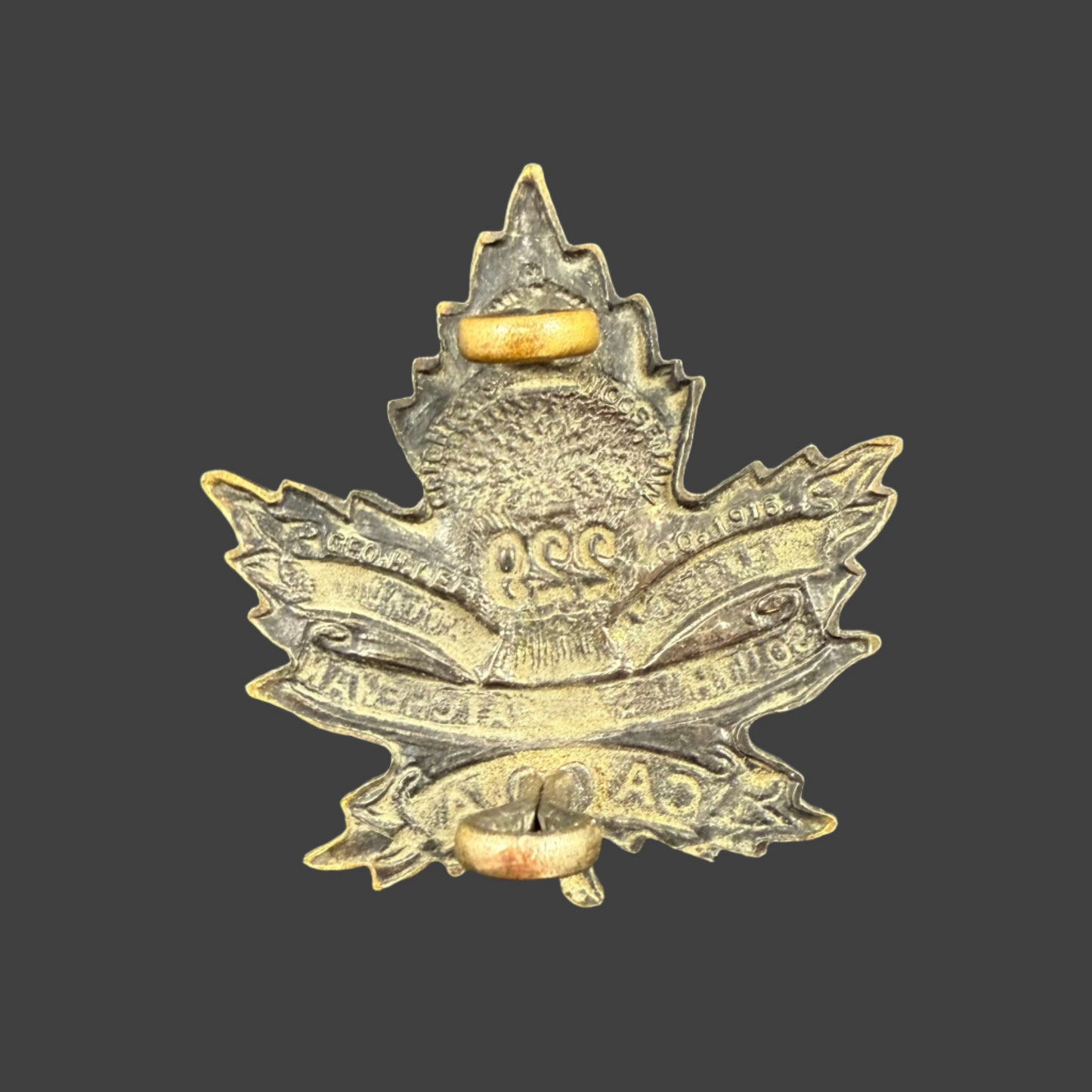 WWI - CEF Collar Badge - 229th Canadian Infantry Battalion (South Saskatchewan)