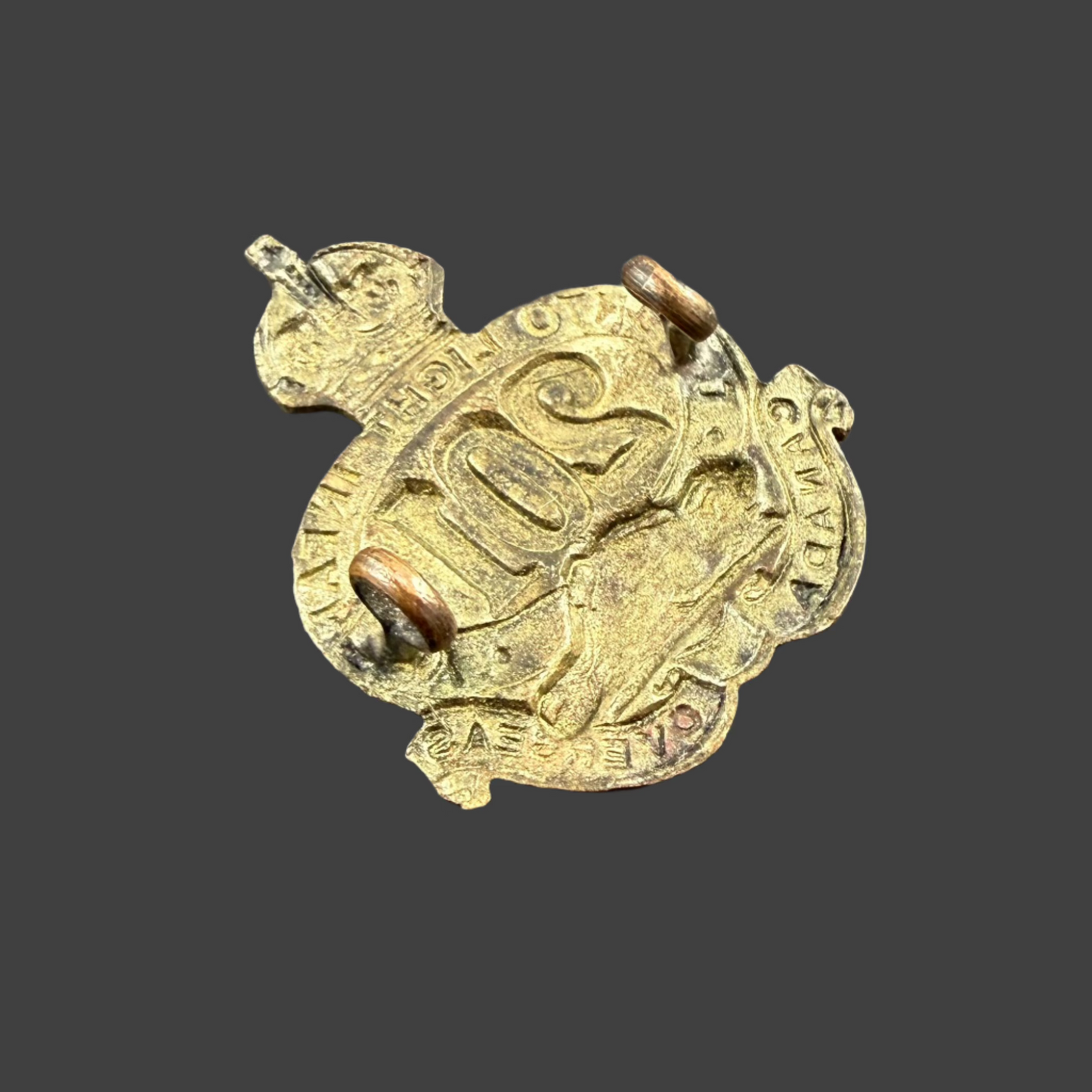 WWI - CEF Officers' Collar Badge - 201st Canadian Infantry Battalion (Toronto Light Infantry)