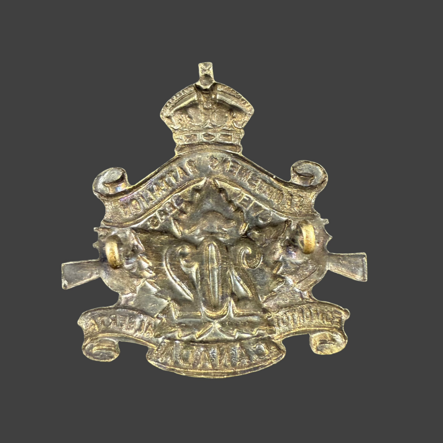 WWI - CEF Cap Badge - 202nd Canadian Infantry Battalion (Edmonton Sportsmen's Battalion)