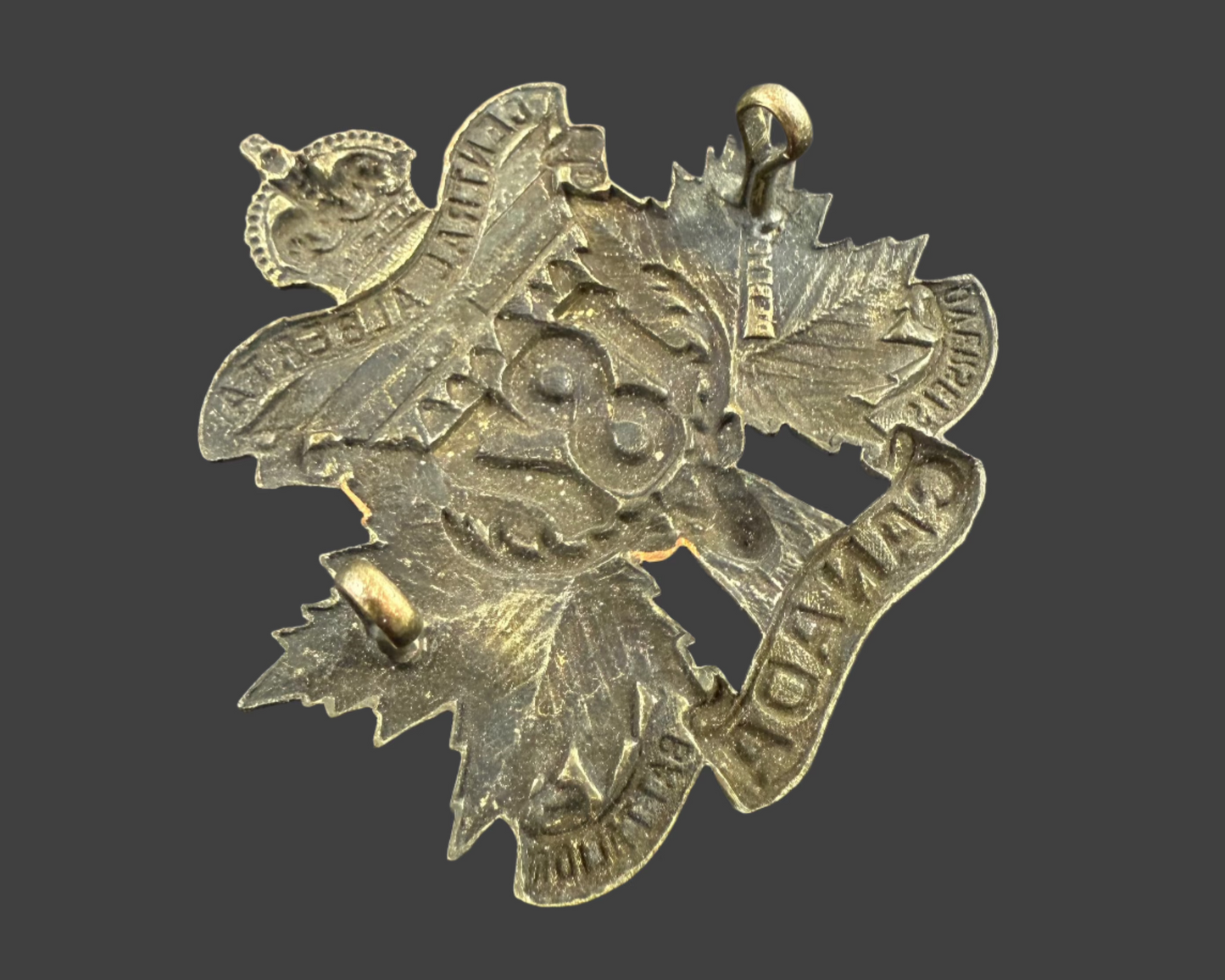 WWI - CEF Cap Badge - 187th Canadian Infantry Battalion (Central Alberta)