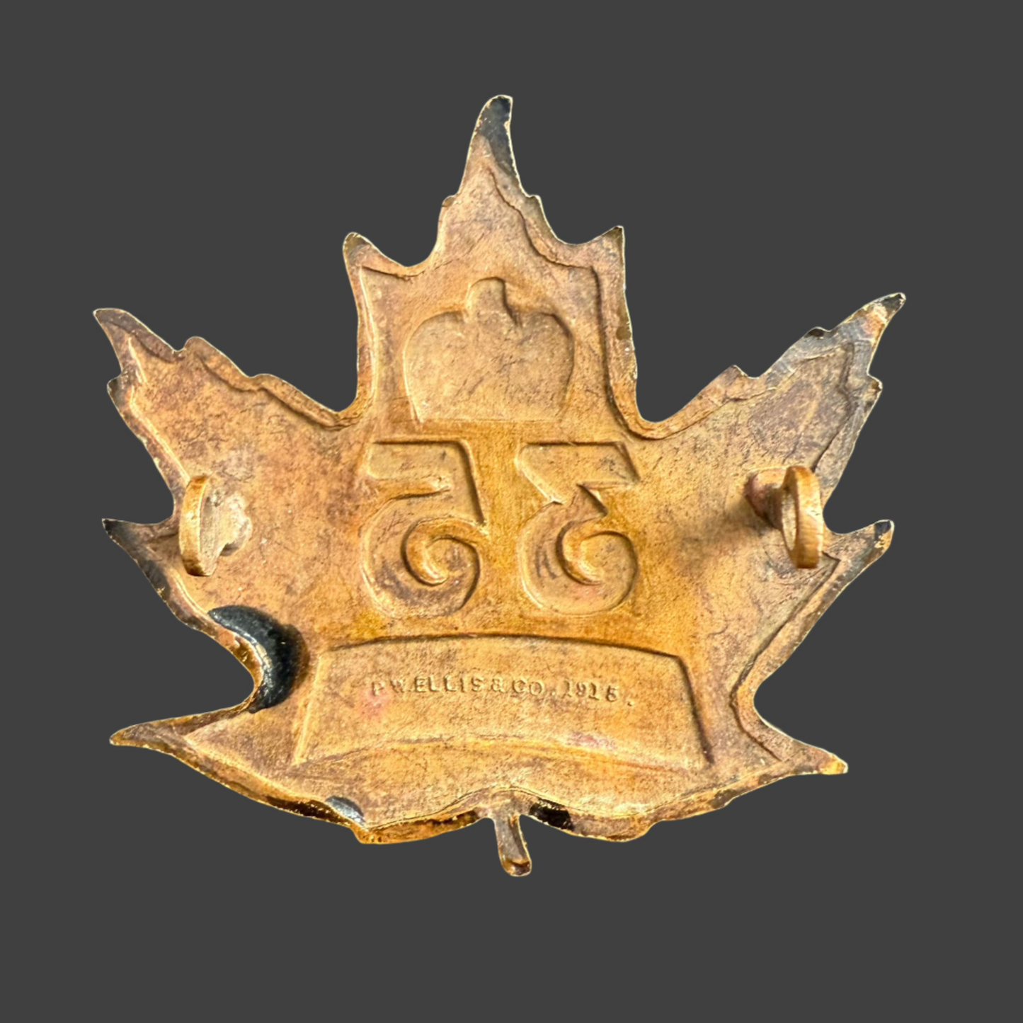 WWI - CEF Cap Badge - 35th Canadian Infantry Battalion (Toronto) - Ellis