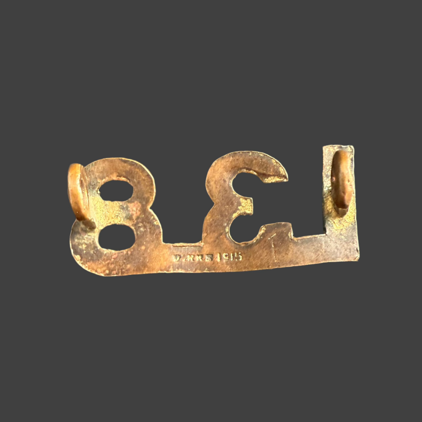 WWI - CEF Shoulder Numeral - 138th Infantry Battalion (Edmonton) - Birks