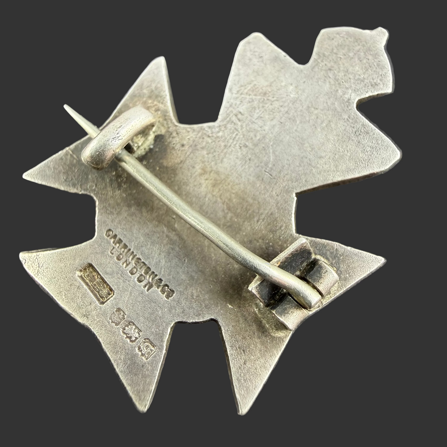 British – Pre-WWI – 16th (County of London Battalion) – The London Regiment – Queen’s Westminster Rifles – Silver Sweetheart Pin