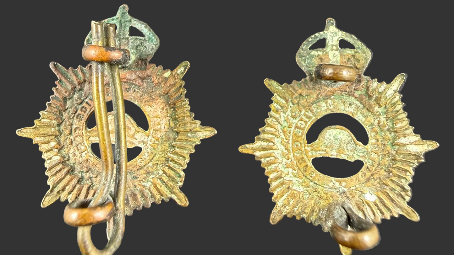 Canadian – WWI – Canadian Army Service Corps – Collar Badges