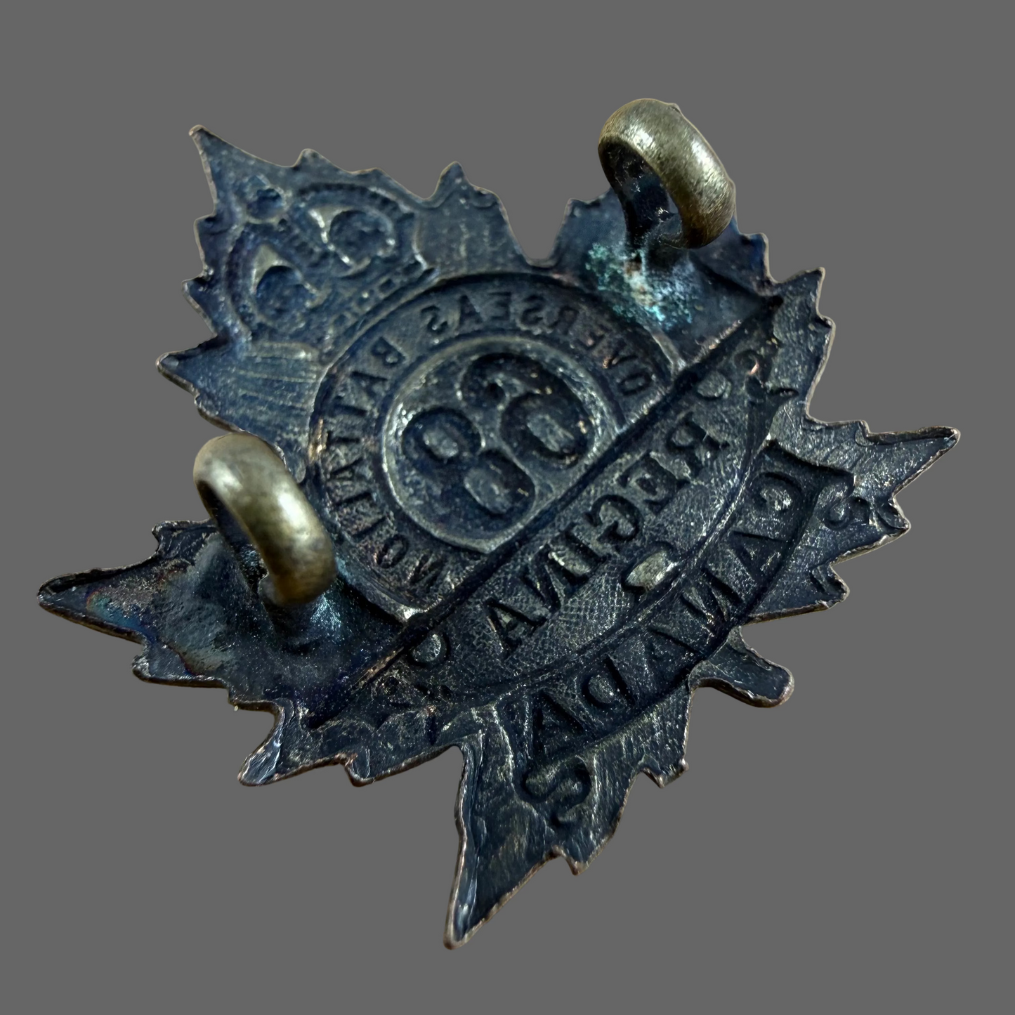 Canadian – WWI – 68th Battalion (Regina) Canadian Infantry – Collar Badge
