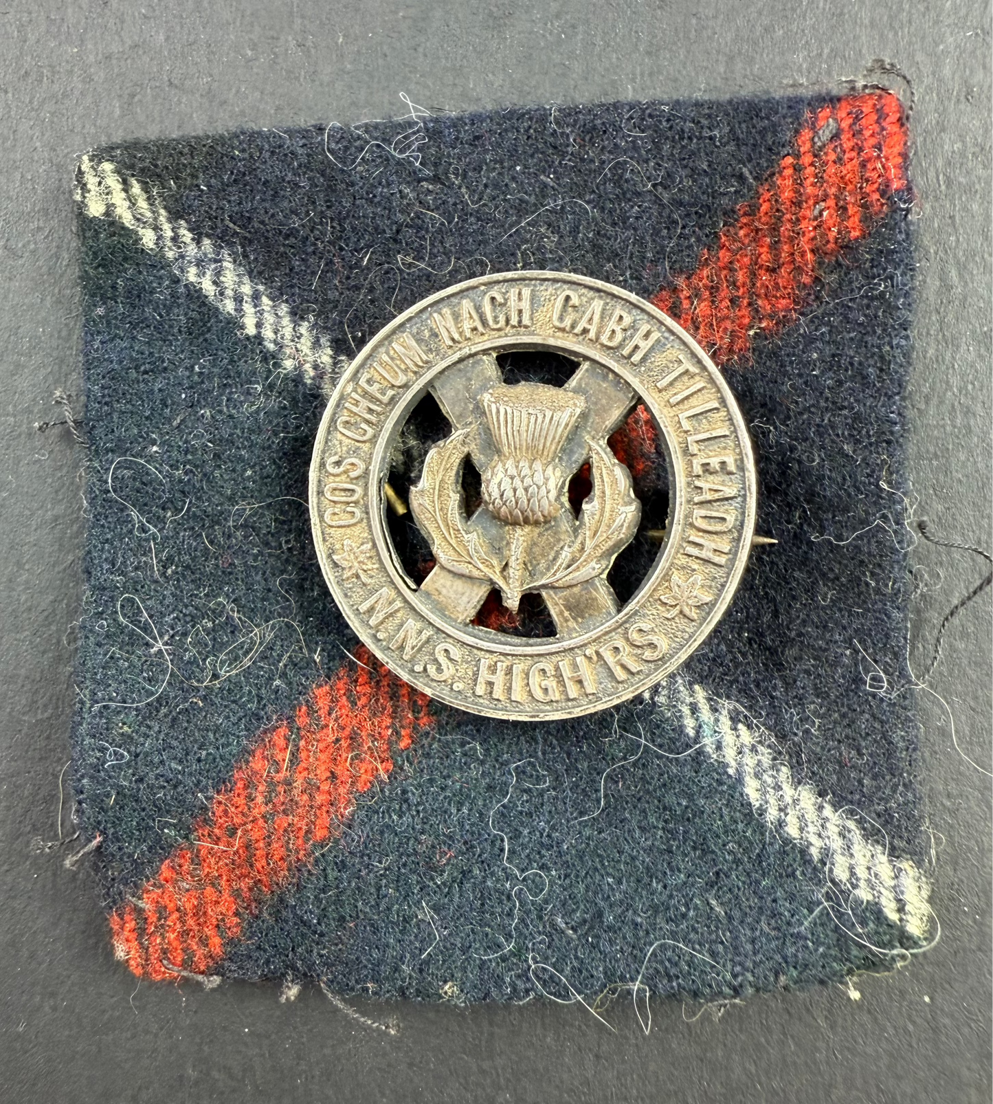Canadian WWII - North Nova Scotia Highlanders - Officers' Sporran Badge