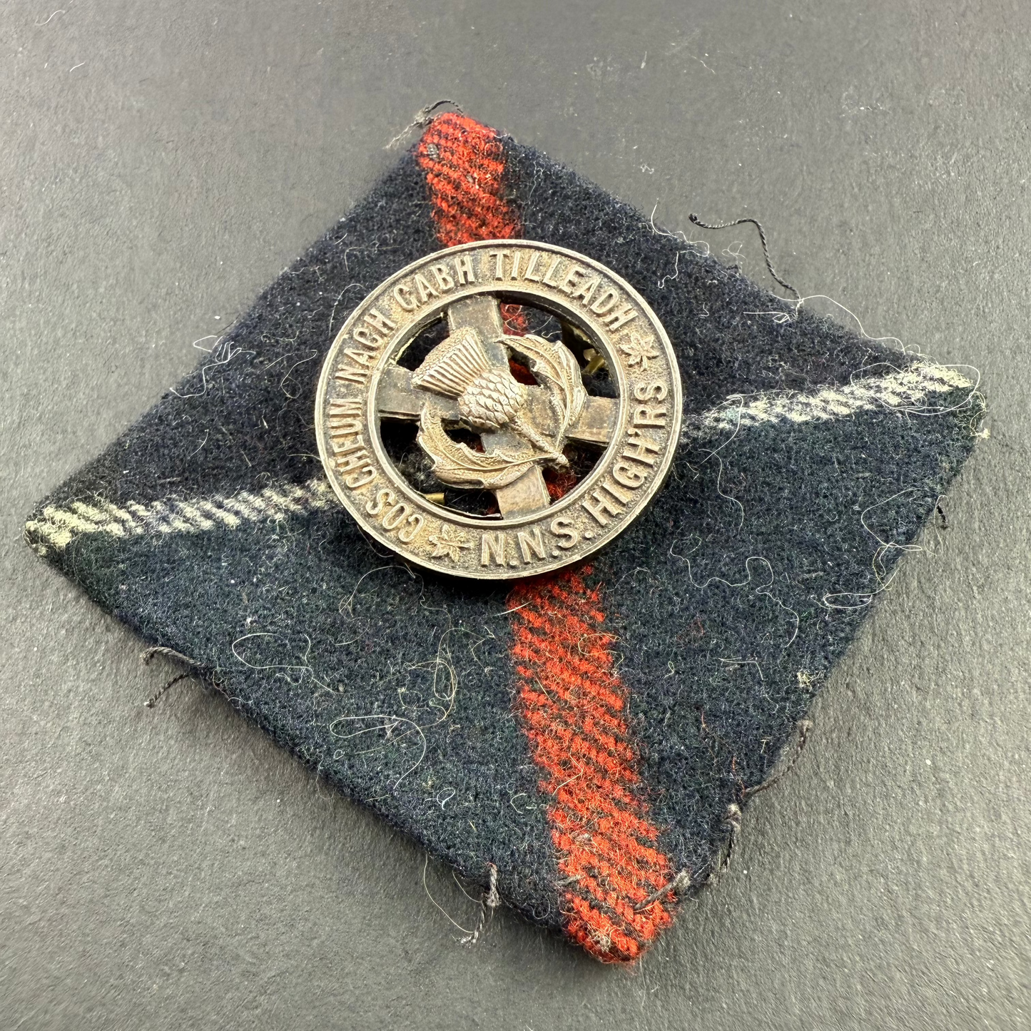 Canadian WWII - North Nova Scotia Highlanders - Officers' Sporran Badge