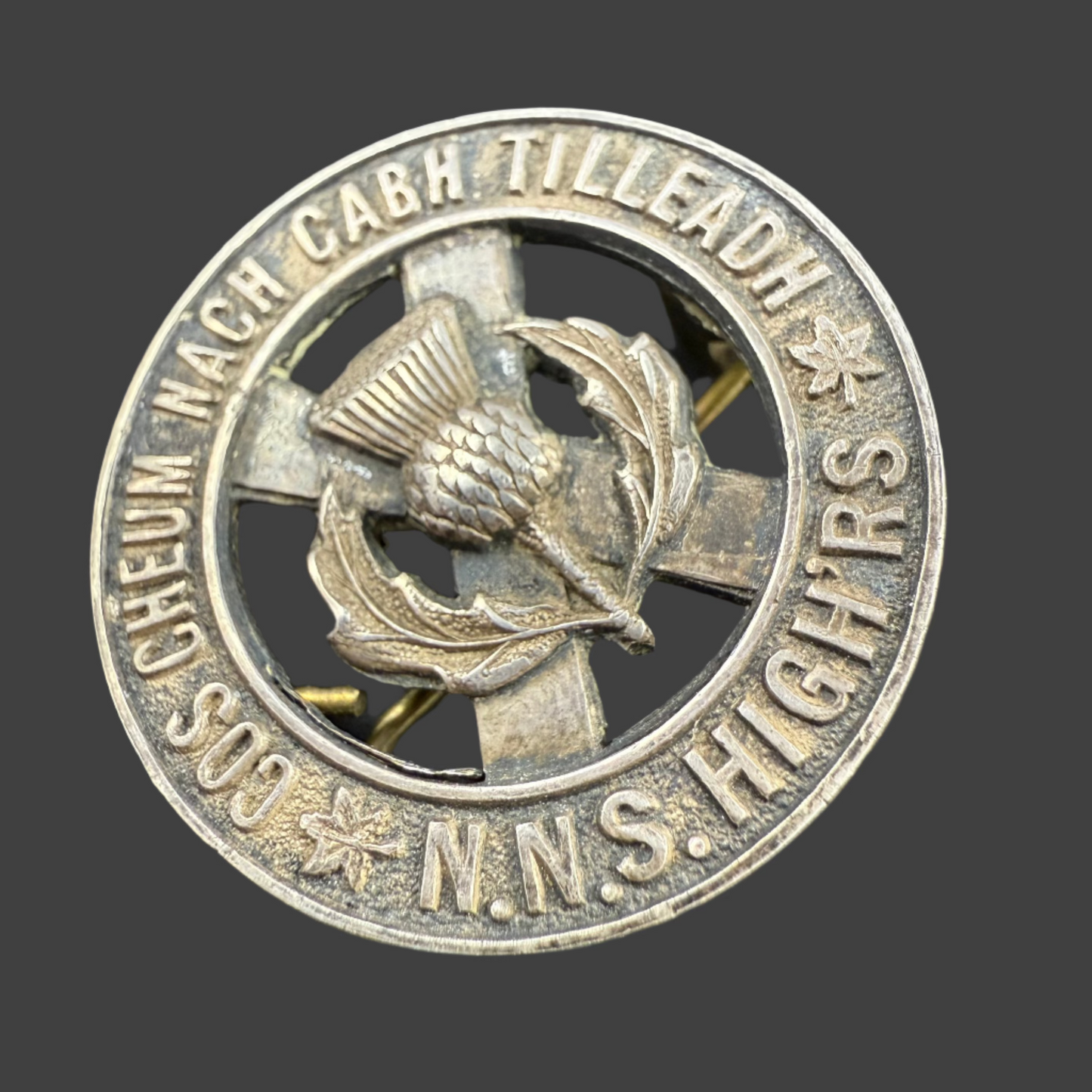 Canadian WWII - North Nova Scotia Highlanders - Officers' Sporran Badge
