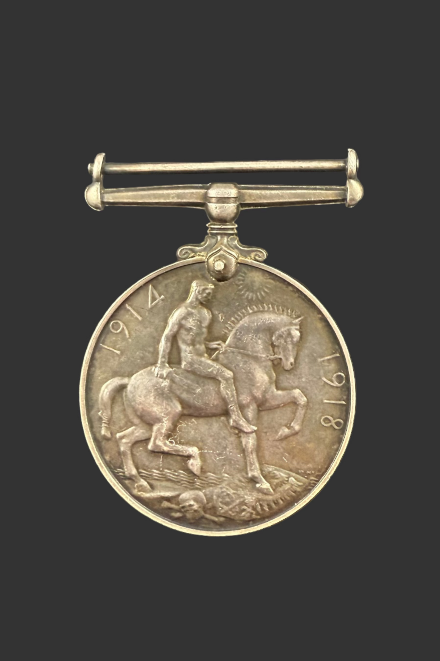 WWI British War Medal - American Nurse - Harvard Medical Unit - Pratt