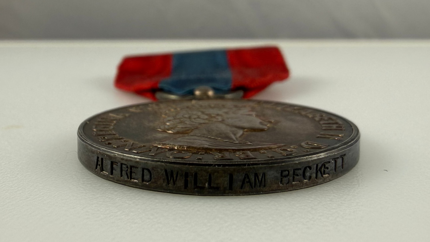 British - Post-WWII - Imperial Service Medal - Beckett