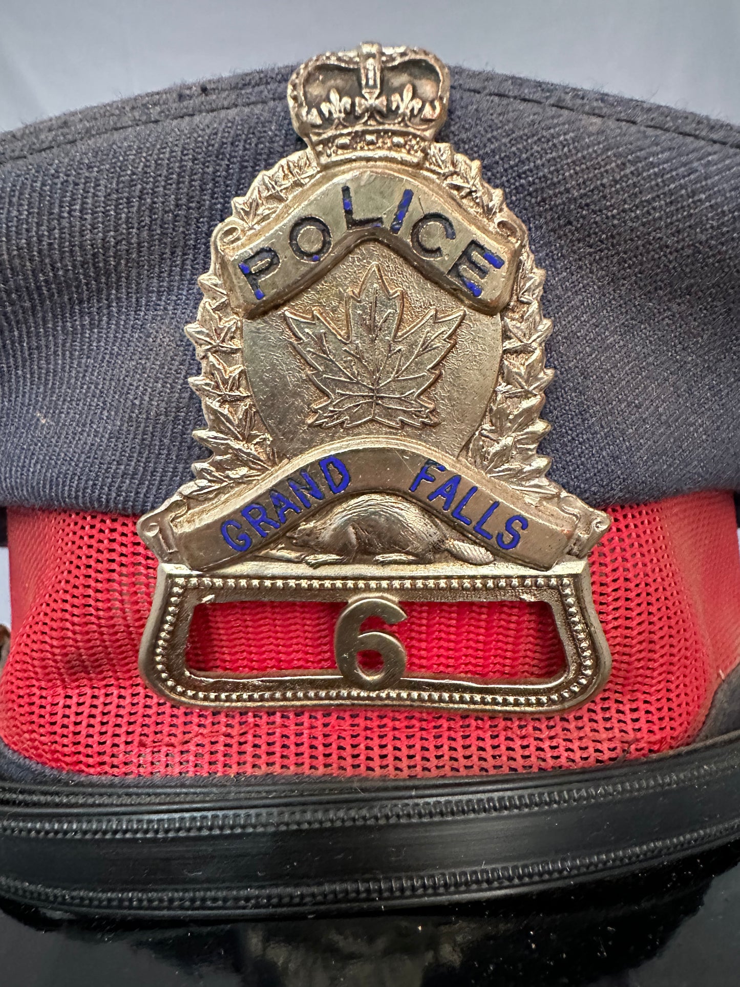 Grand Falls New Brunswick Police 1960s Cap