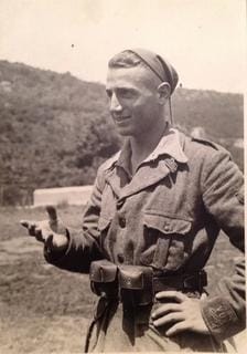 Italy - WWII - Badge - Volontario Universitario - University Volunteer - Cloth Insignia