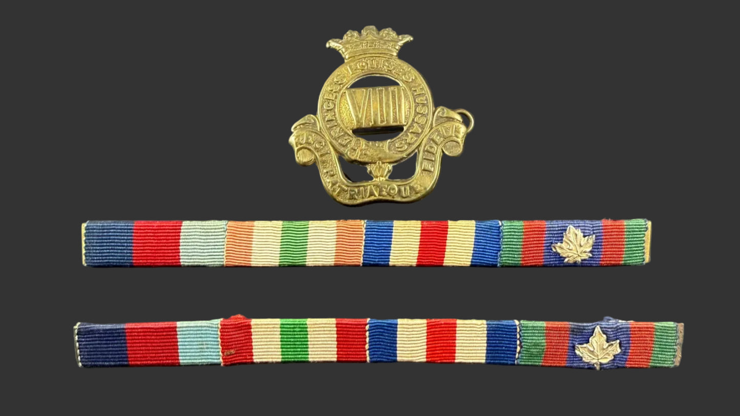 Canadian WWII - Medal Group - 8th Princess Louise's (New Brunswick) Hussars - Snelling