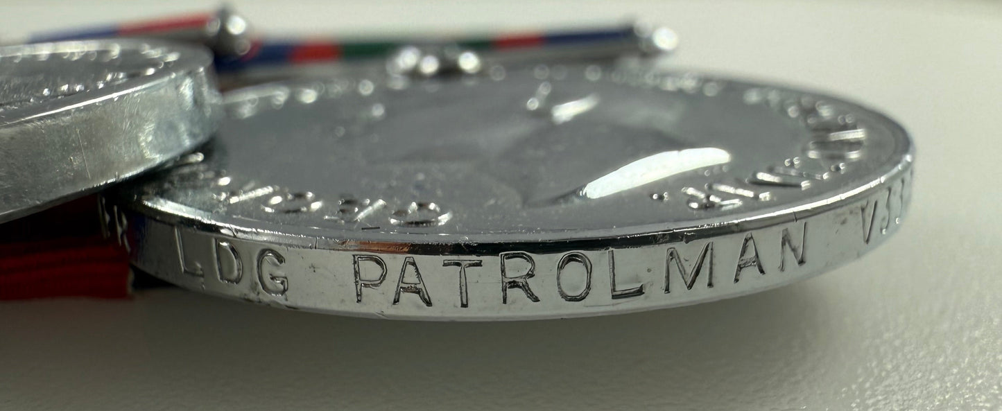 WWII - Canadian - Royal Canadian Naval Volunteer Reserve - Long Service Medal Group - Cloutier