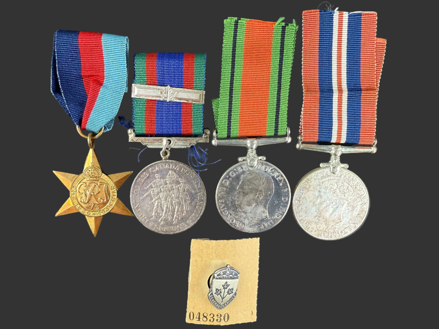 Canadian WWII - Medal Group - Essex Scottish Regiment - POW Dieppe 1942 - Dobson