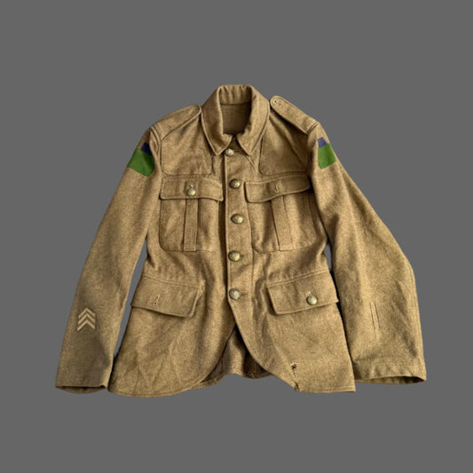Canadian - WWI - 85th Canadian Infantry Battalion (Nova Scotia Highlanders) - Five Button Tunic - Named - Wounded Vimy Ridge