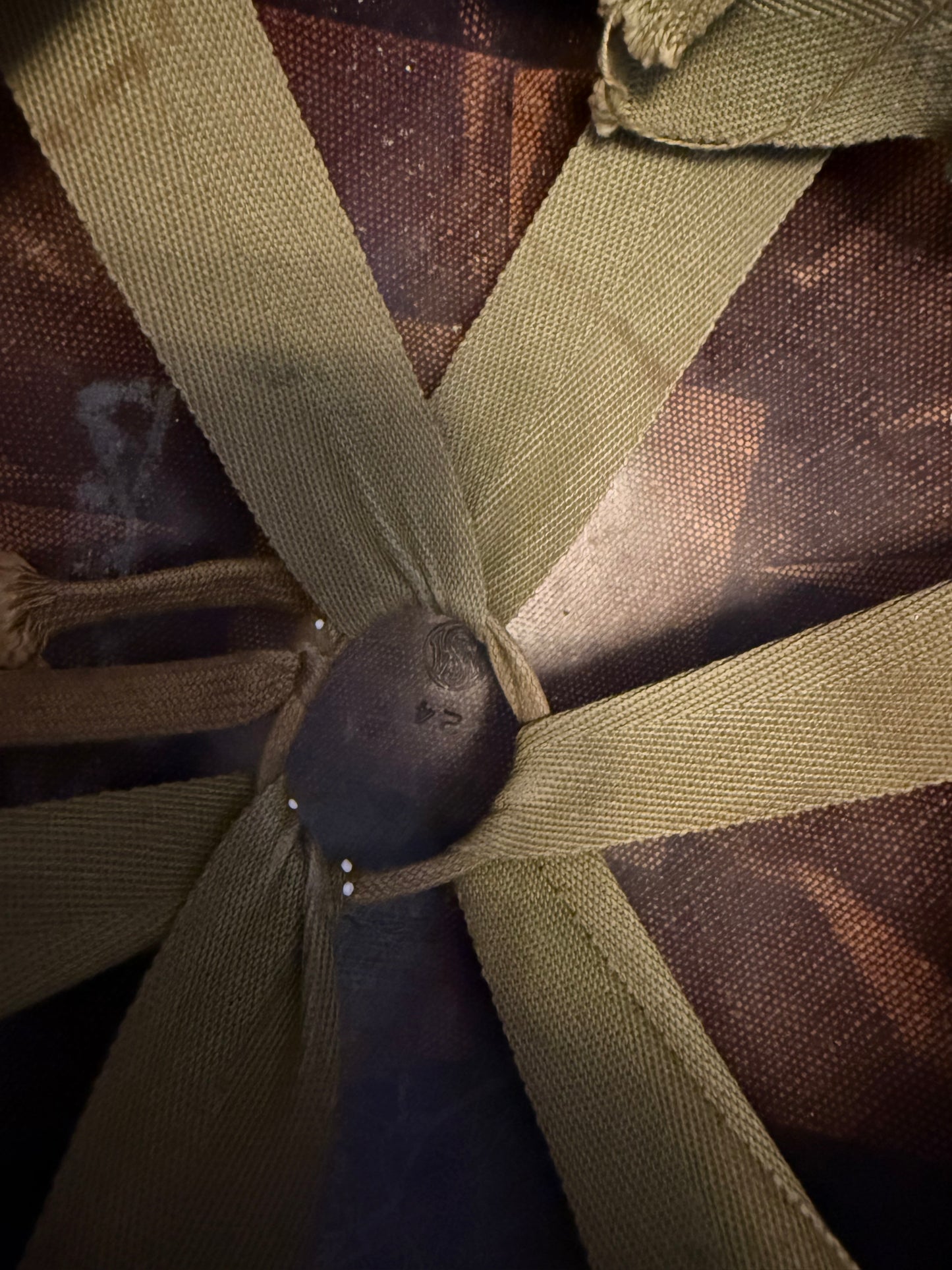 American - WWII - M1 Helmet - Early - Front Seam - Fixed Bale