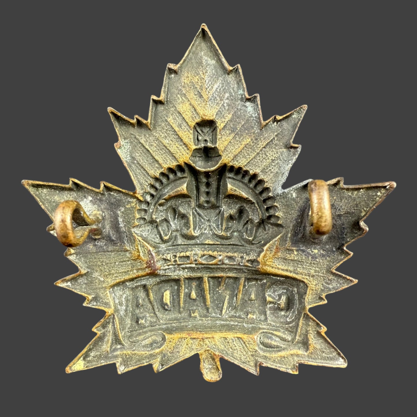 WWI - CEF Cap Badge - General List / Royal Canadian Naval Air Service
